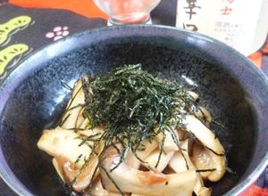 簡単おつまみΘエリンギの梅のりあえ-レシピのメイン写真