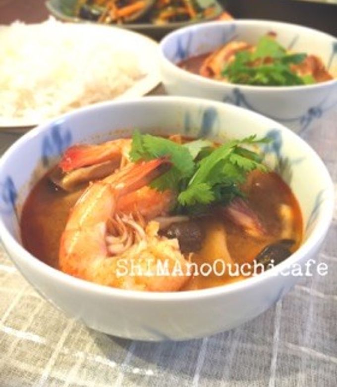 おうちで簡単！本格タイ料理トムヤムクン by シマのオウチカフェ