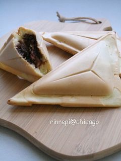 ホットサンドメーカーでたいやき風-レシピのメイン写真