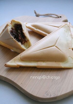ホットサンドメーカーでたいやき風-レシピのメイン写真