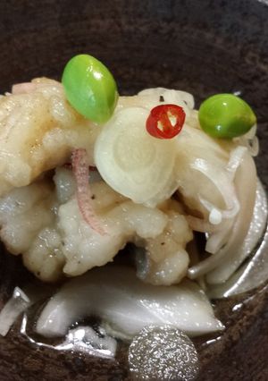 梅干が隠し味の「鱧の梅南蛮たれ漬け」-レシピのメイン写真