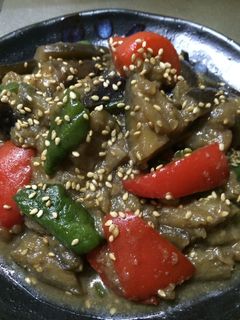 夏野菜と豚肉のにんにく生姜味噌炒め☆-レシピのメイン写真