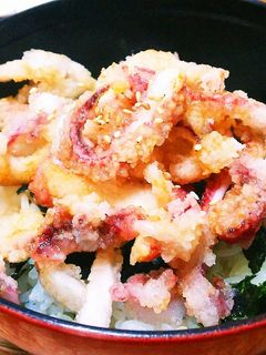【男の料理】簡単!旭川名物ゲソ丼-レシピのメイン写真