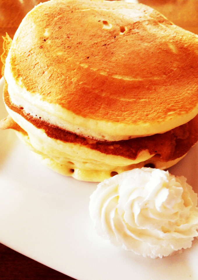簡単 しっとりフワフワパンケーキ♡-レシピのメイン写真