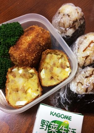 お弁当に〜ゆで玉子とじゃがいものコロッケ-レシピのメイン写真