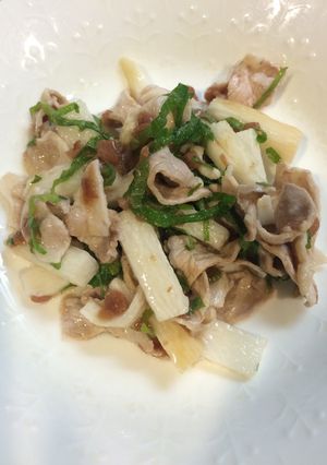 長芋の梅じそ和え-レシピのメイン写真
