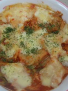 とろ~りお餅deキムチーズグラタン-レシピのメイン写真