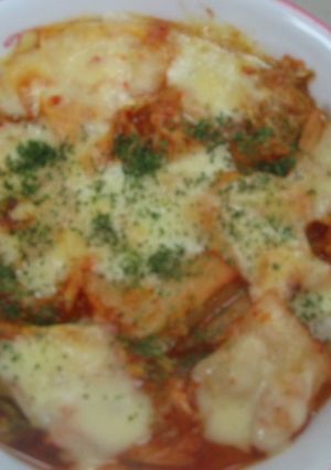 とろ～りお餅deキムチーズグラタン-レシピのメイン写真