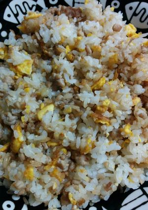 卵入り♪豚挽き肉の塩そぼろ炒飯(⌒0⌒)-レシピのメイン写真