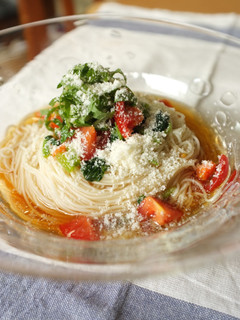 トマトのイタリアン風ぶっかけそうめん-レシピのメイン写真