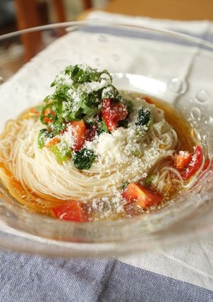 トマトのイタリアン風ぶっかけそうめん-レシピのメイン写真