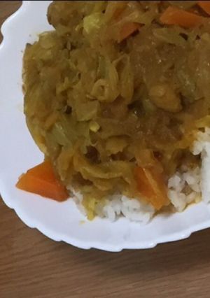 我が家のキャベツカレー-レシピのメイン写真