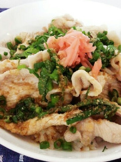 豚ロース*温しゃぶ豚のさっぱり丼☆-レシピのメイン写真