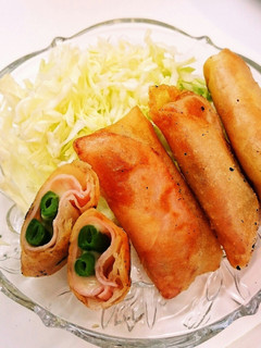 ハムといんげんのチーズ春巻-レシピのメイン写真