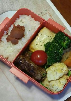 お弁当簡単おかず 野菜ときのこの牛肉巻き-レシピのメイン写真