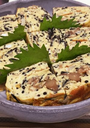 ひじきの卵焼き-レシピのメイン写真