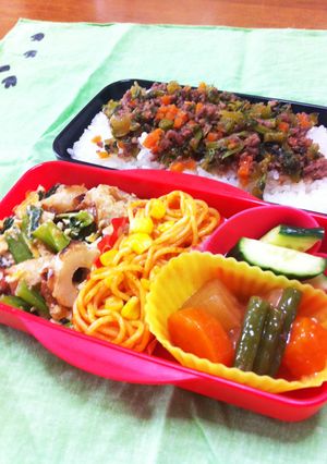 カロリー控えめ・男子高校生弁当〜６-レシピのメイン写真