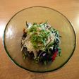 夏野菜とひじきのサラダ~焼ききのこのせ
