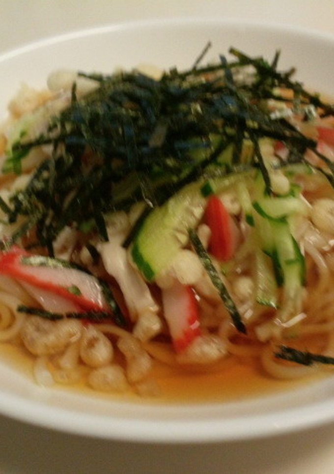 母のための冷たいおうどん-レシピのメイン写真