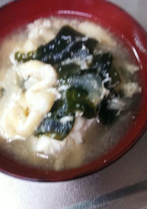 卵味噌汁-レシピのメイン写真