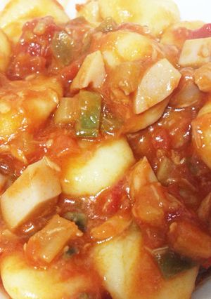 子供も食べれるニョッキのトマトソース-レシピのメイン写真
