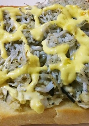 簡単、美味しい男のしらすのトースト-レシピのメイン写真