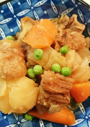 仙台麩入り♪フライパンで作る肉じゃが-レシピのメイン写真
