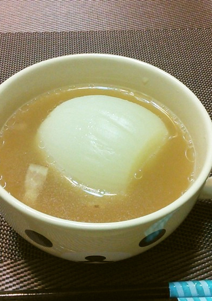 我が家の味　丸ごと玉ねぎスープ-レシピのメイン写真