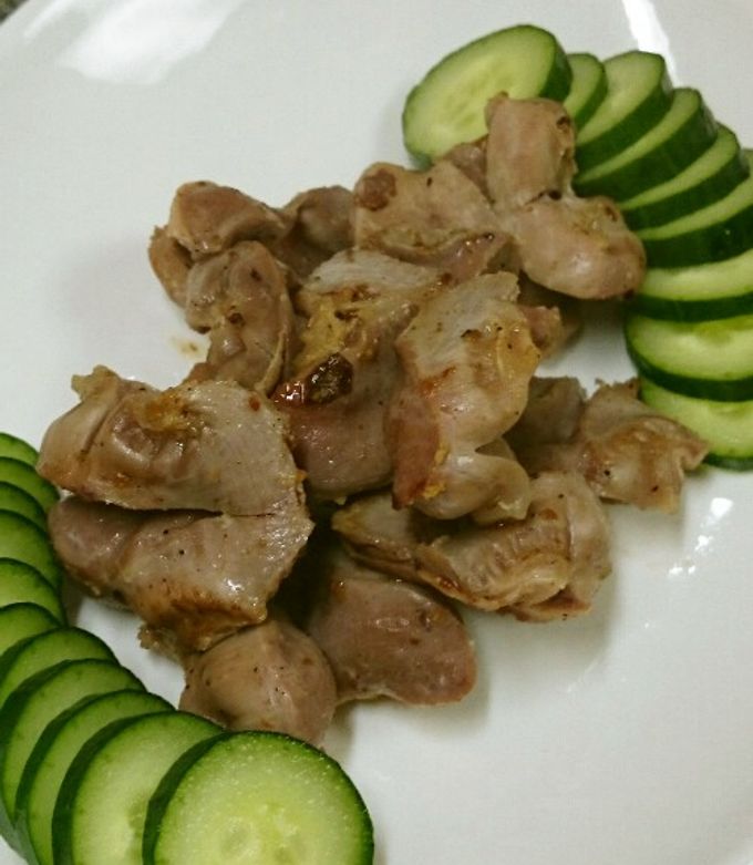 砂肝の串無し焼き鳥。 by 梅乃花おり 【クックパッド】 簡単おいしい