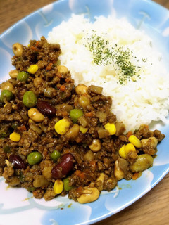 野菜たっぷりカラフルお豆のキーマカレー-レシピのメイン写真