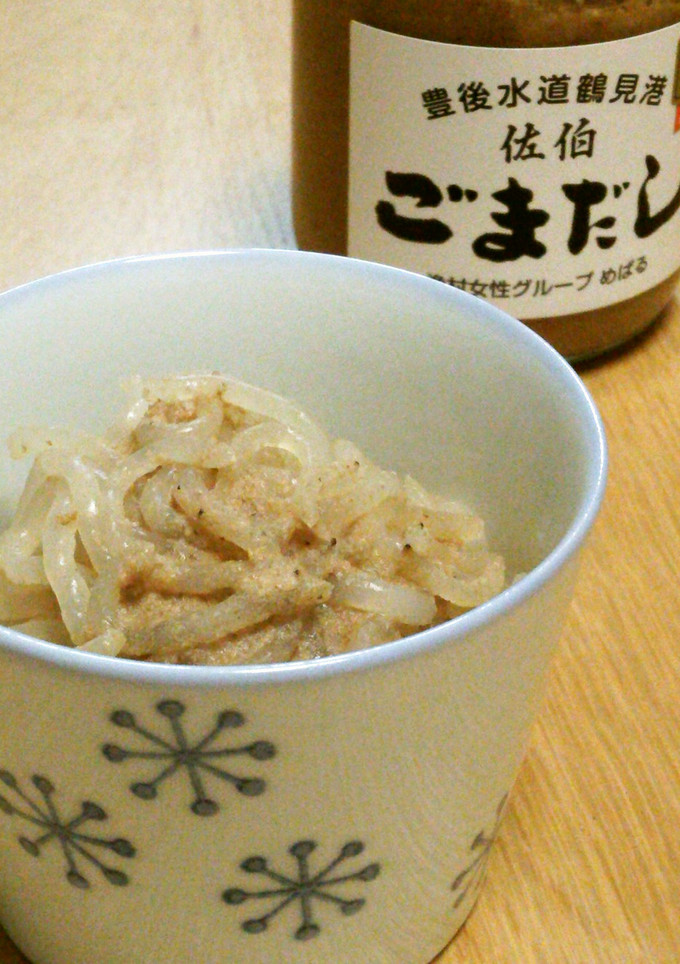 ごまだしと白滝で、夕飯のおかずもう一品-レシピのメイン写真