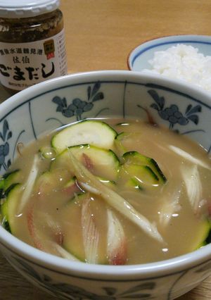 暑い日に！佐伯のごまだしで即席冷汁-レシピのメイン写真