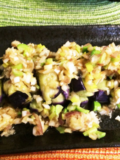 簡単!蒸しナスの薬味ダレ-レシピのメイン写真