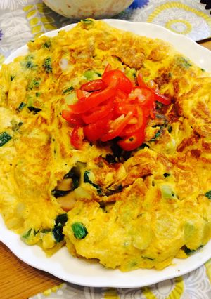 野菜嫌いのためのスパニッシュオムレツ-レシピのメイン写真