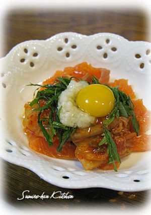 サーモンキムチの塩麹和え-レシピのメイン写真