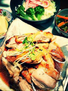 鶏モモの黒酢照り焼き♪-レシピのメイン写真