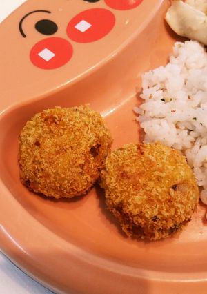 卵牛乳不使用！サクサクかぼちゃコロッケ-レシピのメイン写真