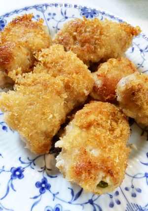 肉汁じゅわっ☆揚げないピーマン豚巻きカツ-レシピのメイン写真