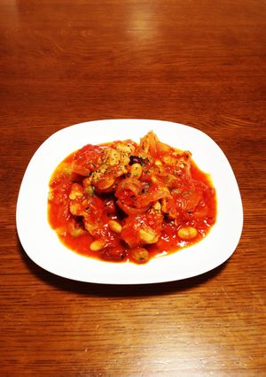 味噌が決め手!鶏肉のトマト煮-レシピのメイン写真