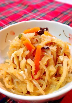 お弁当の小さな煮物〜切り干しこんにゃく-レシピのメイン写真