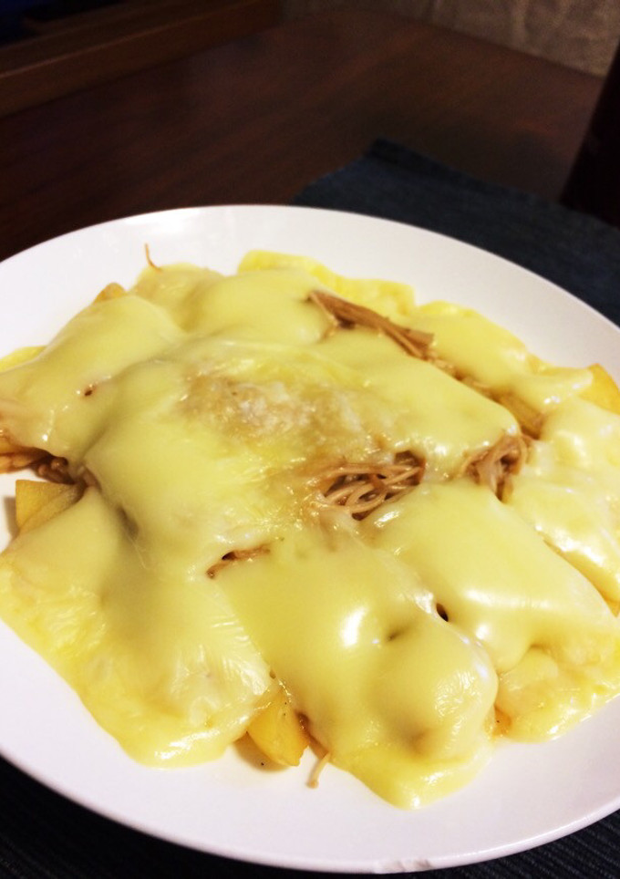 簡単*おつまみ*えのきのチーズ焼き-レシピのメイン写真