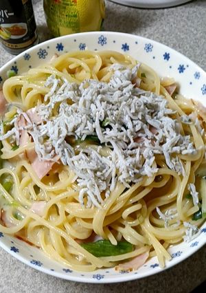 レンチン しらすのレモンクリームパスタ-レシピのメイン写真