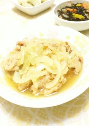 まるっきりお肉と玉ねぎの煮物-レシピのメイン写真