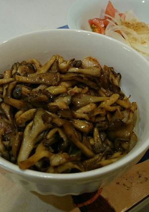 簡単★ベーコンと舞茸のバター醤油丼-レシピのメイン写真