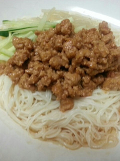 肉味噌冷やし中華風そうめん-レシピのメイン写真