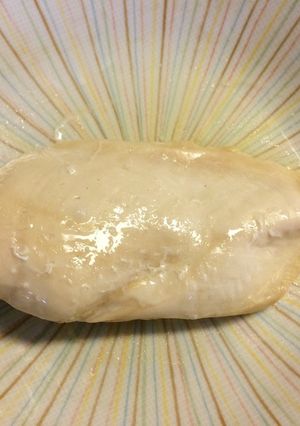 柔らか♡簡単!塩麹風蒸し鶏胸肉-レシピのメイン写真