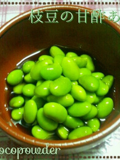 **枝豆の甘酢あえ**-レシピのメイン写真