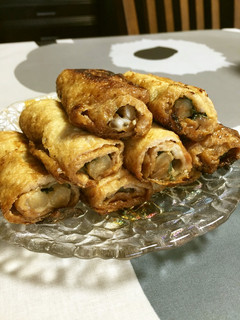油揚げのごぼう巻き~大葉チーズ入り~-レシピのメイン写真
