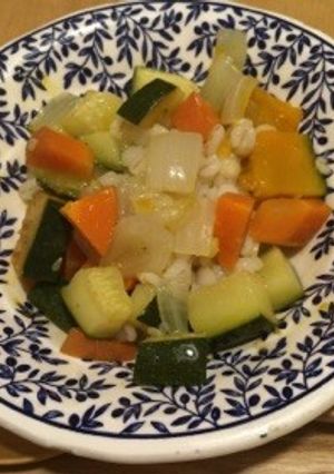夏野菜のエスニックなオリーブオイル炒め-レシピのメイン写真