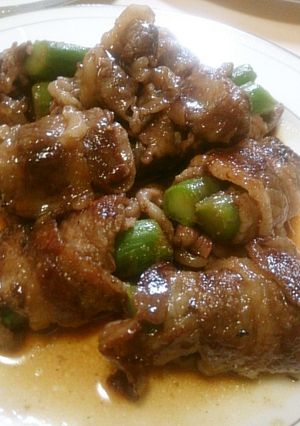 ワインに合う♪牛肉の甘辛アスパラ巻き-レシピのメイン写真